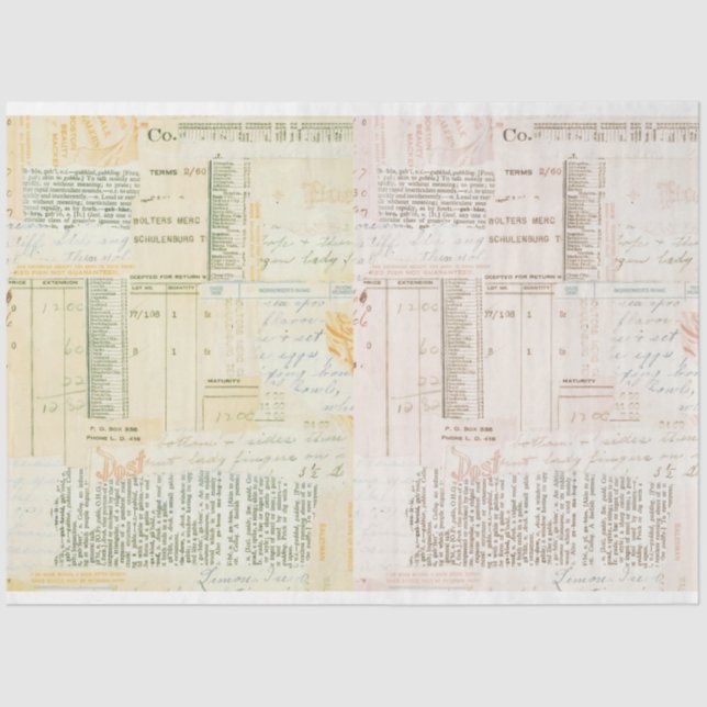 Papier Mousseline Texture Vintage souple (Recto)