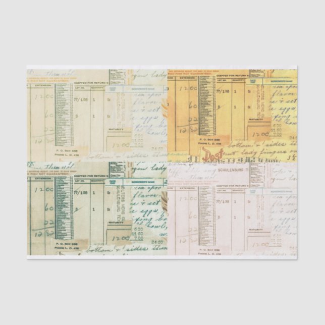 Papier Mousseline Texture Vintage souple (Recto)