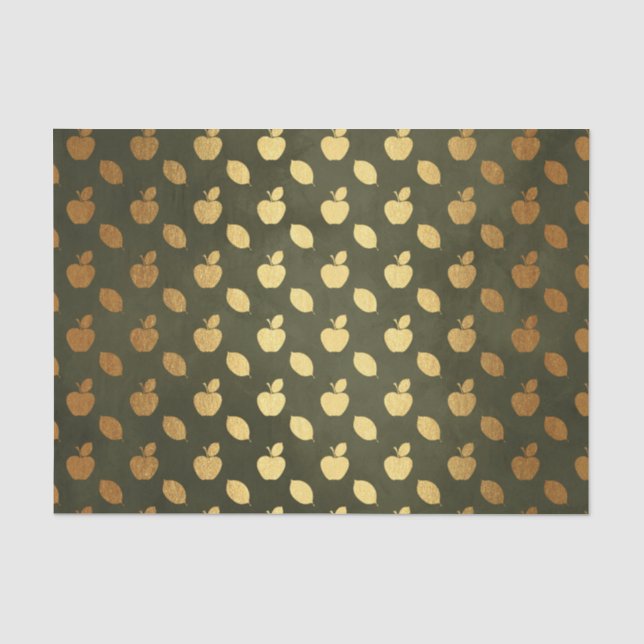 Papier Mousseline Thankesgiving Gold Foil (Recto)