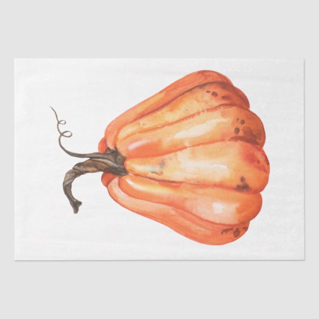 Papier Mousseline Thanksgiving Citrouille Series Design 12 (Recto)