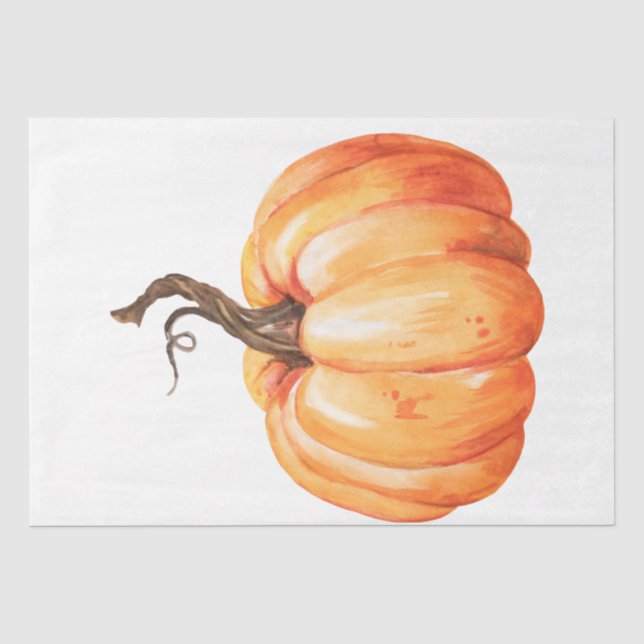 Papier Mousseline Thanksgiving Citrouille Series Design 13 (Recto)
