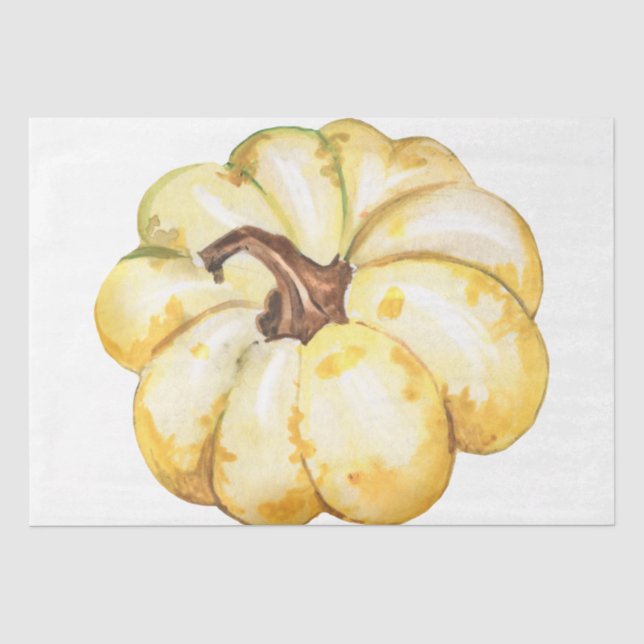 Papier Mousseline Thanksgiving Citrouille Series Design 14 (Recto)
