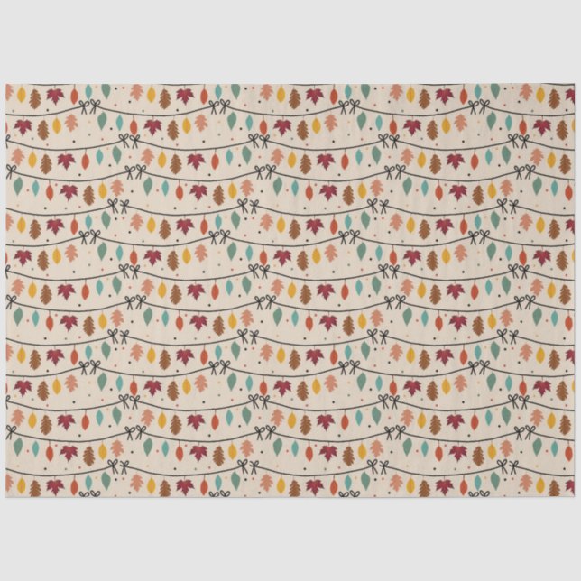 Papier Mousseline Thanksgiving Citrouille Series Design 35 (Recto)