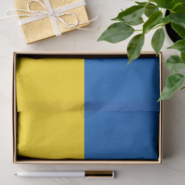 Papier Mousseline The Flag of Ukraine (Cadeau)