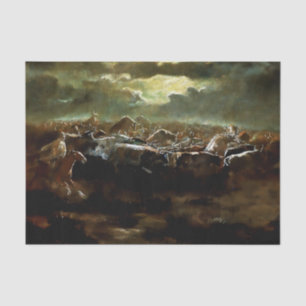 Papier Mousseline « The Last Stand » Art occidental par Charles M Ru