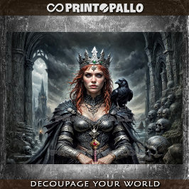 Papier Mousseline The Morrigan (plus jeune ver) : Déesse de guerre c