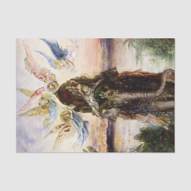 Papier Mousseline “The Sacred Elephant” by Gustave Moreau (Recto)