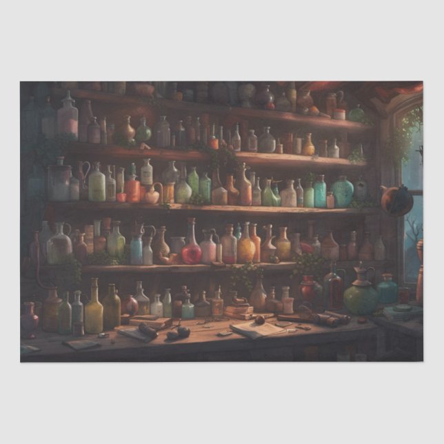 Papier Mousseline The Wizards Apothecary | Digital Art (Recto)