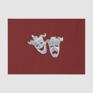Papier Mousseline Théâtre Masque Comédie et Tragédie