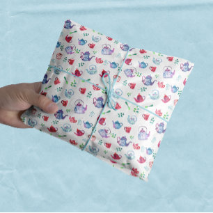 Papier Mousseline Théâtre merveilleux de la fête de thé motif pastel