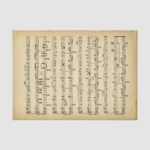 Papier Mousseline Thème de musique