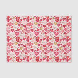 Papier Mousseline Thème Whimsical & Sweet Heart