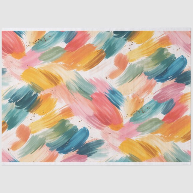 Papier Mousseline Throw Pillow (Recto)