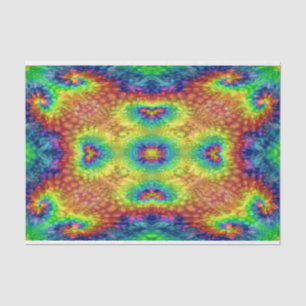 Papier Mousseline Tie Dye Sky Vintage Kaleidoscope fractal