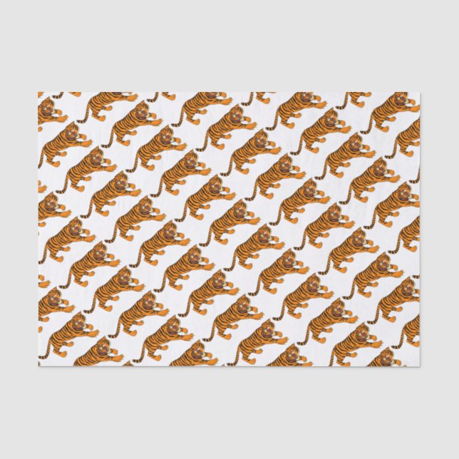 Papier Mousseline Tigre (Recto)