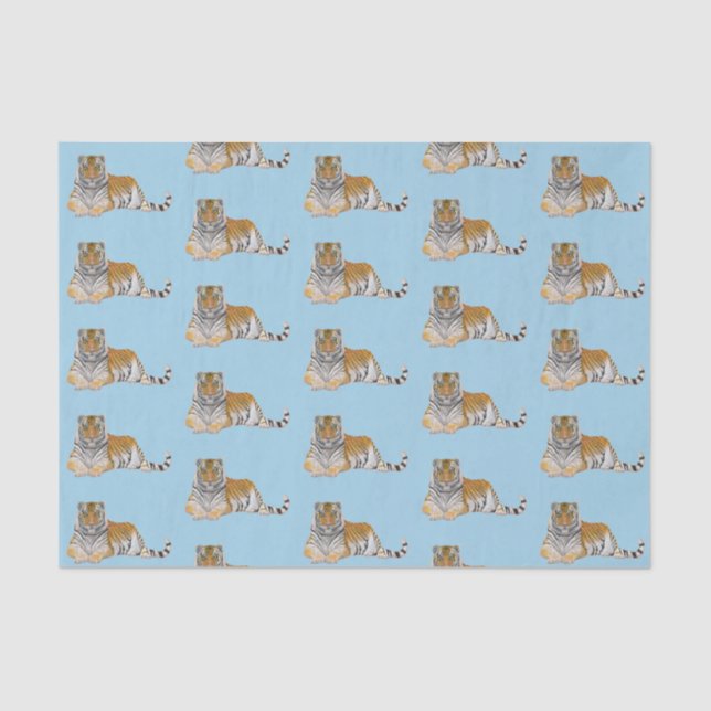 Papier Mousseline Tigre (Recto)