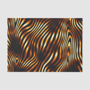 Papier Mousseline Tigre de feu