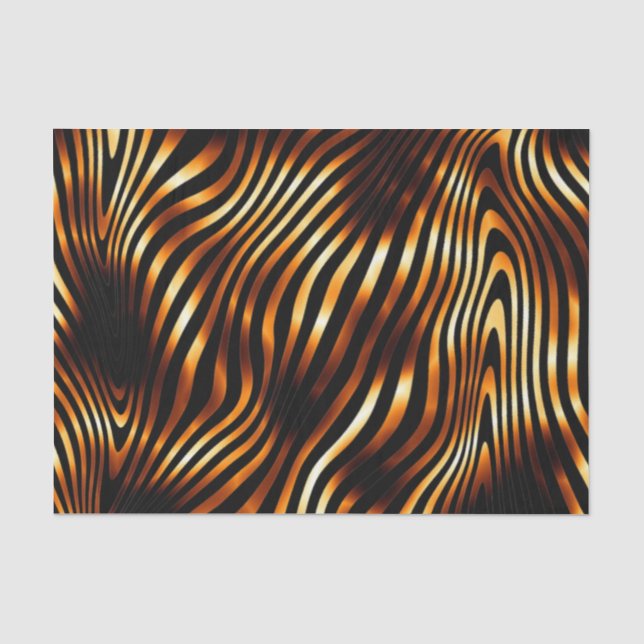 Papier Mousseline Tigre de feu (Recto)