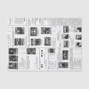 Papier Mousseline Timbre Postal Ancien