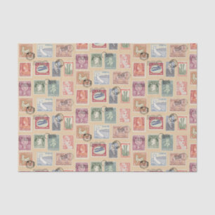 Papier Mousseline Timbres postaux