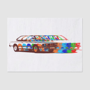 Papier Mousseline Tissu BMW