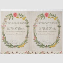 Tissu botanique de la couronne florale