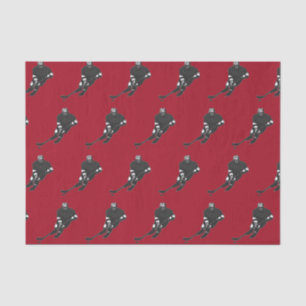Papier Mousseline Tissu cadeau de hockey
