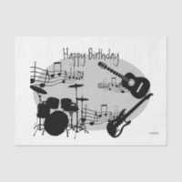 Tissu cadeau graphique musicien HAMbyWG