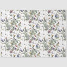 Papier Mousseline Tissu de découpage de petites fleurs