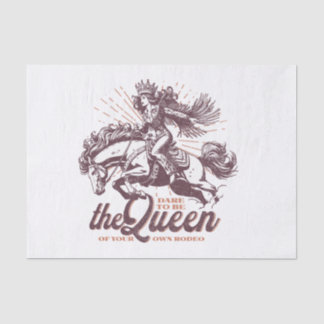 Papier Mousseline Tissu de découpage Rodeo Queen