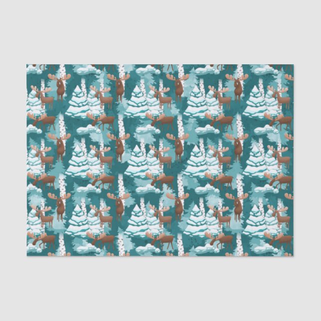 Papier Mousseline Tissu de la fête de Noël (Recto)