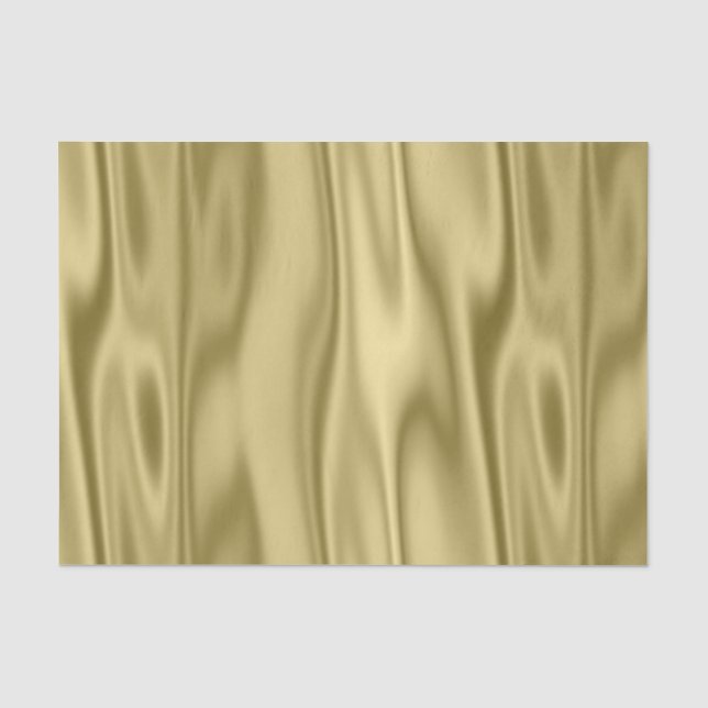 Papier Mousseline Tissu de satin Gold Faux dans les plis (Recto)