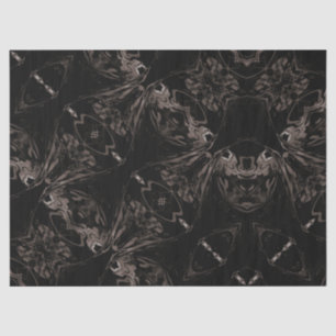 Papier Mousseline Tissu d'Imaginaire gothique noir