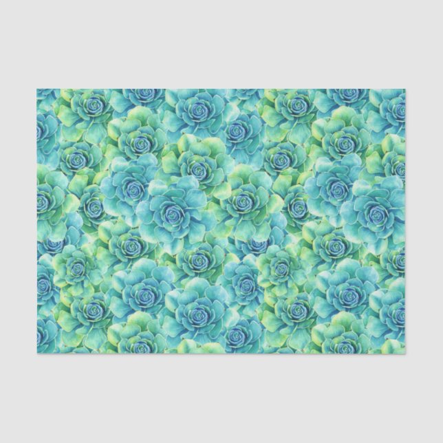Papier Mousseline Tissu floral succulent de partie de motif (Recto)