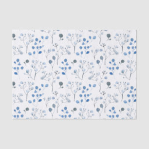 Papier Mousseline Tissue Paper (25 cm x 38 cm) - Winter Pattern