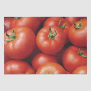 Papier Mousseline Tomates mûres - Rouge clair, fraîche