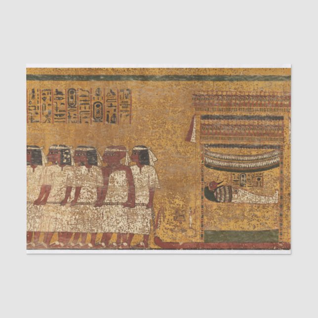 Papier Mousseline Tombeau de Toutankhamon, mur Est de l'histoire égy (Recto)