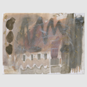 Papier Mousseline Tons chocolatés Abstrait Papier grand format