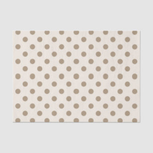 PAPIER MOUSSELINE TONS NEUTRES DES POIS BROWN & TONNES