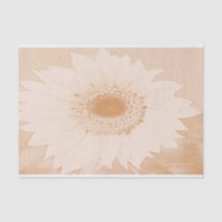 Tons sépia Vintage de tournesol floral