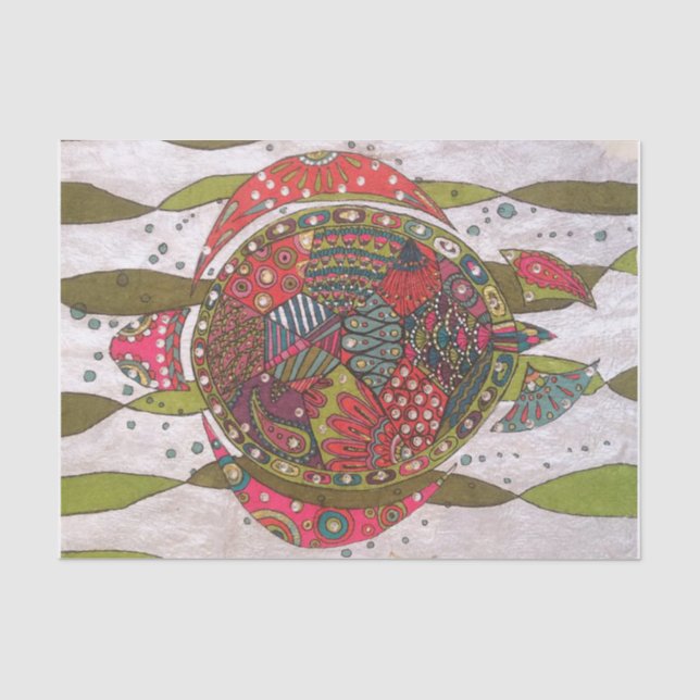 Papier Mousseline Tortue (Recto)