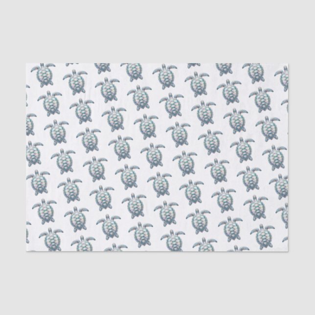 Papier Mousseline Tortue de mer (Recto)