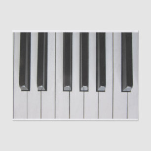 Papier Mousseline Touches de piano