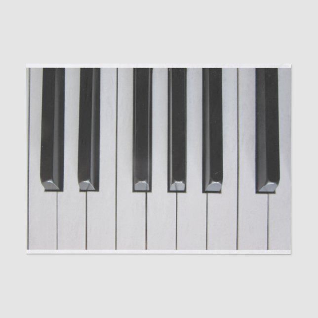 Papier Mousseline Touches de piano (Recto)