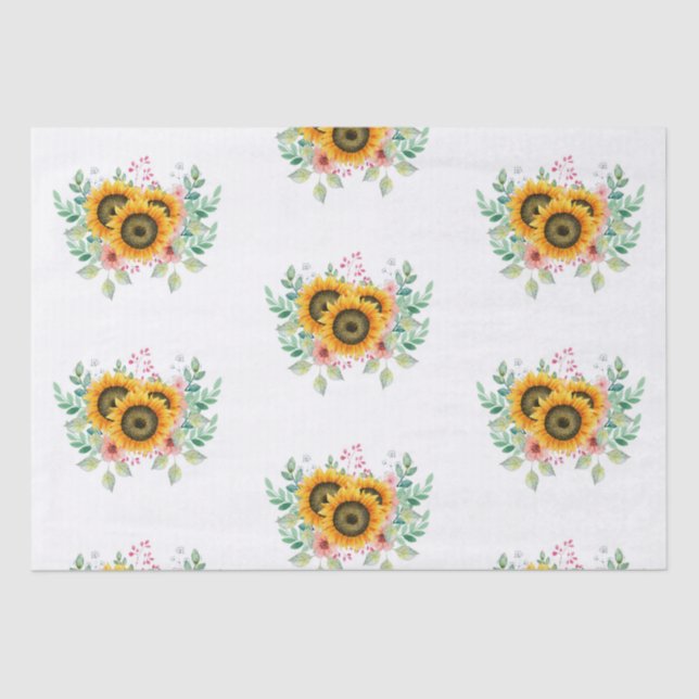 Papier Mousseline Tournesol (Recto)