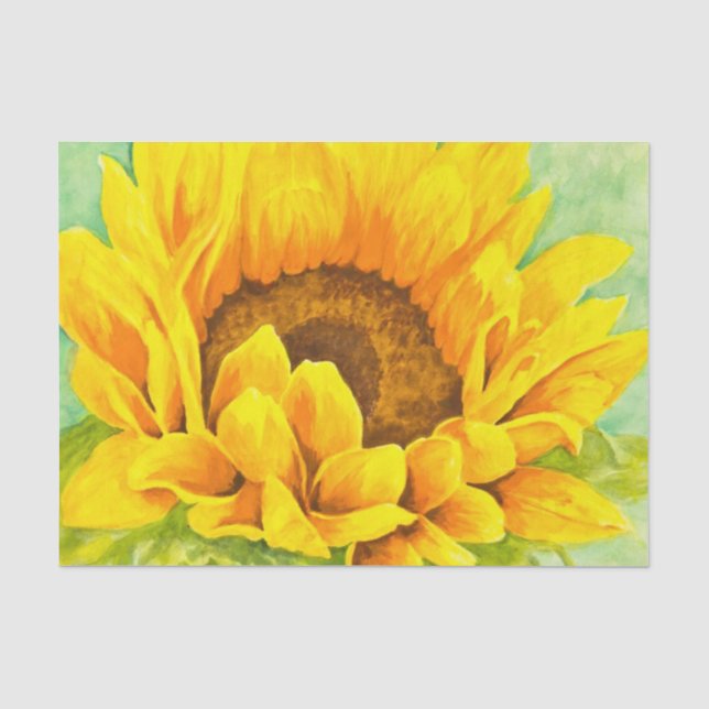 Papier Mousseline Tournesol (Recto)