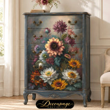 Tournesol rêveur Lotus Découpage floral