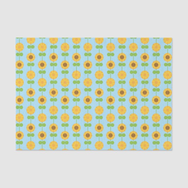 Papier Mousseline Tournesols de Kawaii (Recto)