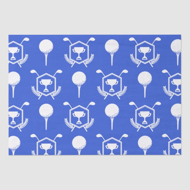 Papier Mousseline Tournoi de golf (Recto)