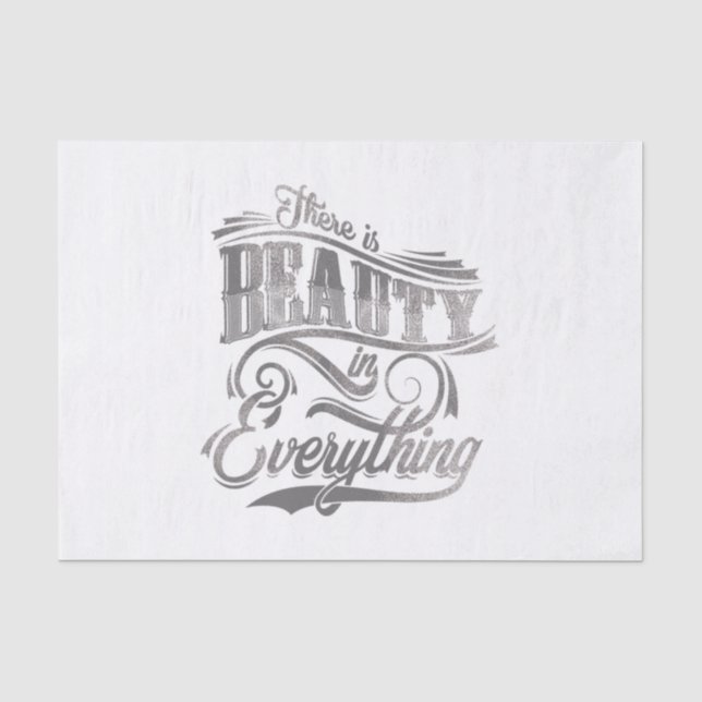 Papier Mousseline tout est beau (Recto)